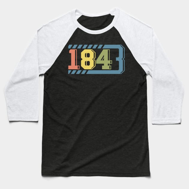 1843 Baseball T-Shirt by lakokakr